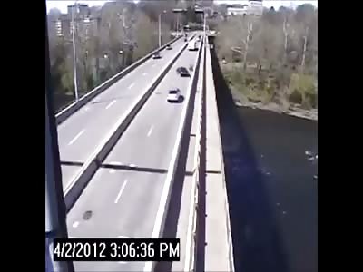 Unsuccessful Hit and Run - Bus to the rescue!