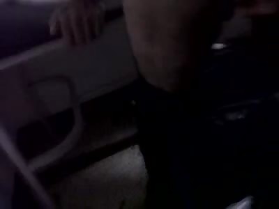 64th years old man with a bizarre dildo in his ass