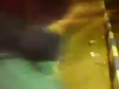 Man severely beaten and arrested by police