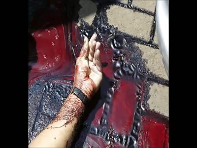 Some blood , brain , guts 5.