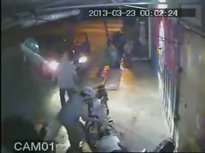 Scumbags Brutally Murder Guy With Swords