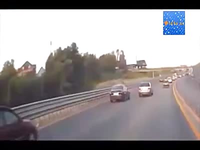 GIRL THROWN 20 METERS THROUGH THE AIR (CAR ACCIDENT)