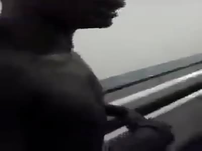 *Brazil* Thief cries while being faceslapped REALLY HARD by cops