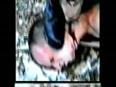 Rusian soldier beheaded by chechen rebels