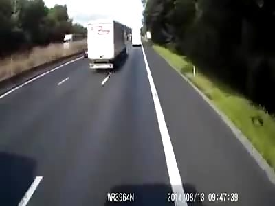Car accident in Belgium