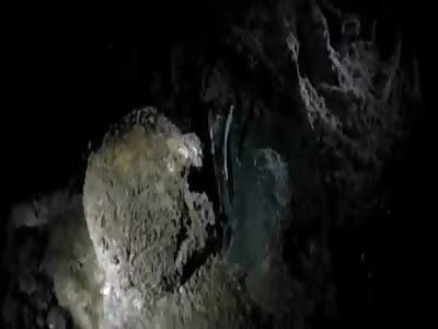 CORPSE IN DECOMPOSITION WAS FOUND AND CRUMBLE WHEN TOUCHED