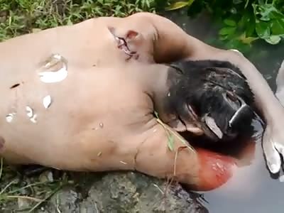 MAN WAS ATTACKED AND KILLED WITH MACHETE