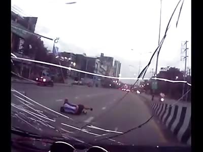 CYCLIST DIES RUN OVER BY CAR