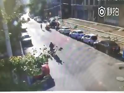 GAS EXPLOSION THAT KILLED 4 AND HURTED 5 IN CHINA