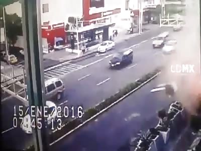 TEN INJURED IN EXPLOSION OF GAS LEAKAGE