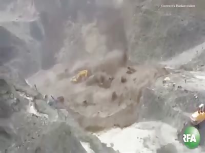 NEARLY 100 DEAD IN MYANMAR LANDSLIDE