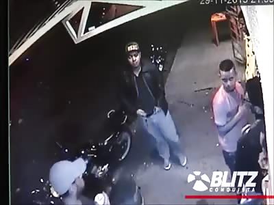 MAN IS FASTER AND KILLS WOMAN ARMED WITH PISTOL