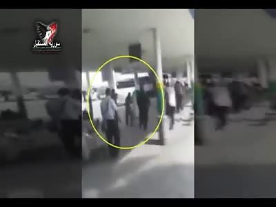 POLICE SHOOT FEMALE TERRORIST IN DRAMATIC STANDOFF AT BUS STATION 