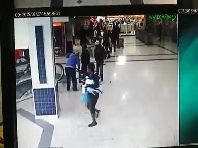 POLICE OFFICER SHOT AND KILLED IN SHOPPING MALL