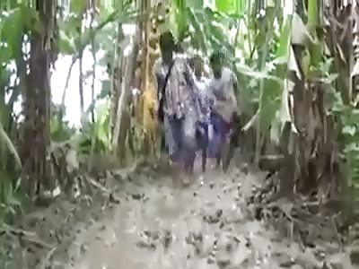 COUPLE HANGED IN A TREE