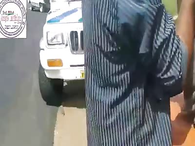 A MAN CUT IN HALF AND OTHER WITH LEG TERRIBLY DILACERATED STILL ALIVE