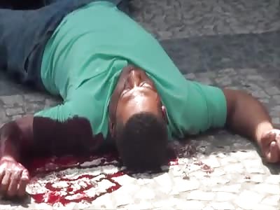 WATER SELLER WAS SHOT DEAD IN BROAD DAYLIGHT