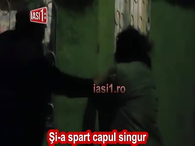 COMPLETELY SHOCKING AND INSANE: MAN TRYING TO SUICIDE HITTING THE HEAD