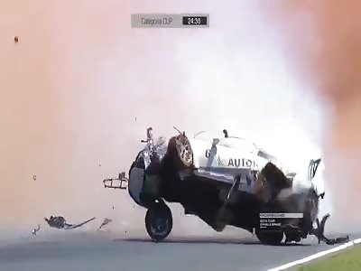 HUGE CRASH IN PORSCHE GT3 CUP - BRAZIL