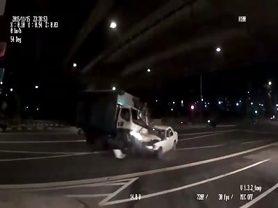 63 YEAR-OLD CAR DRIVER KILLED IN COLLISION