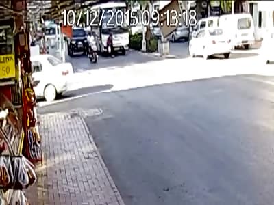 ELDERLY WOMAN DIES RUN OVER BY BUS