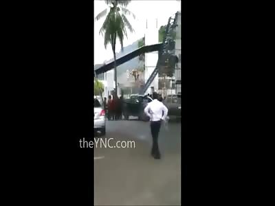 WORKER DIES AFTER CRANE OVERTURNS 