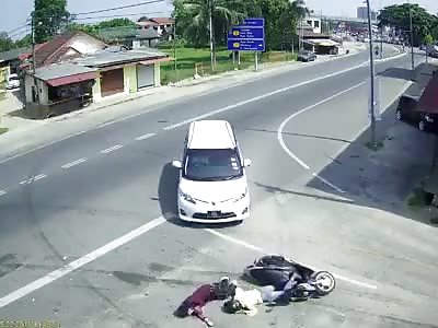 MOTORCYCLE ACCIDENT IN MALAYSIA