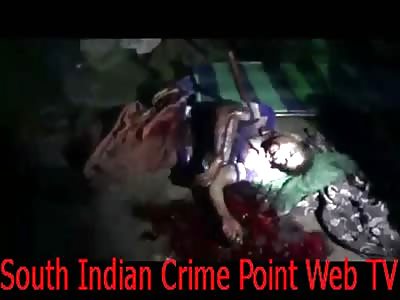 SALESMAN DIED WITH CUT THROAT