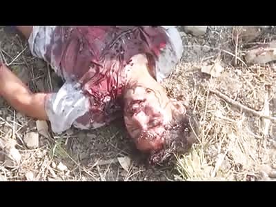 MAN WAS TIED IN BARBED WIRE AND MURDERED WITH NUMEROUS STABS