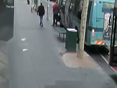 REPORTER PUNCHED IN HEAD