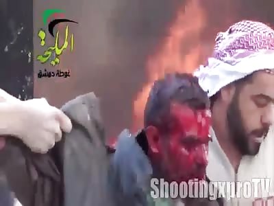 BOMBING IN A GAS STATION