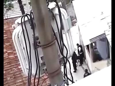 POLICE FORGING CRIME SCENE