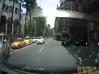 SCHOOL BOY STRUCK BY A CAR