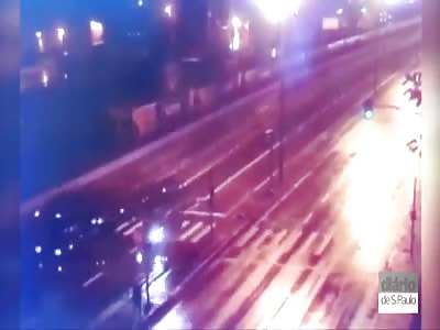 MAN DIES AFTER BEING RUN OVER BY TWO VEHICLES