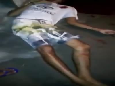 YOUNG MAN DIED WITH SHOTS IN THE FACE