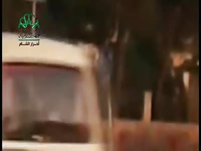 CAR EXPLODES KILLING 3 MEN