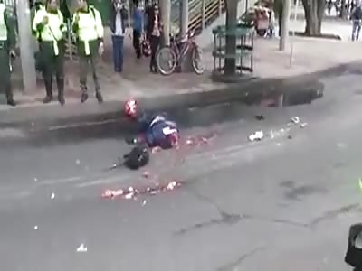 FATAL ACCIDENT: MOTORCYCLE X TRUCK