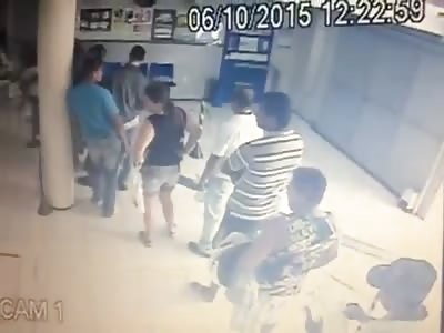 MAN KILLED INSIDE LOTTERY AGENCY