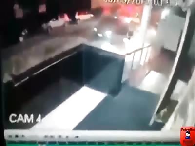 DRUNK MAN FLEES POLICE IN HILARIOUS SITUATION