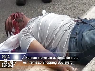 MAN DIED WHEN MOTORCYCLE CRASHED INTO POLE