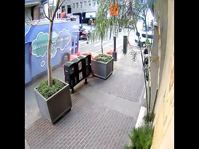 SAN FRANCISCO TOUR BUS LOST CONTROL, CRASH