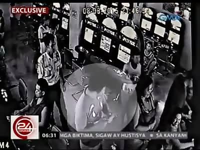 MAN MURDERED IN CASINO