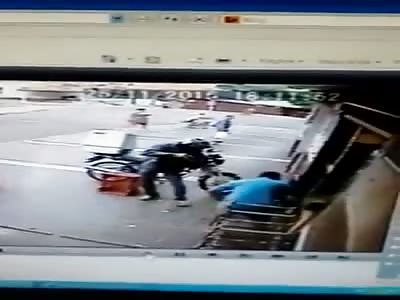 BURGLAR SHOOT AND KILL SECURITY GUARD 