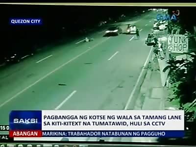 TEXTING WHILE WALKING: RUN OVER BY A CAR