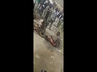 2 ROBBERS LYNCHED HIT THE JACKPOT: THEY WERE SPARED IN THE LAST MOMENT