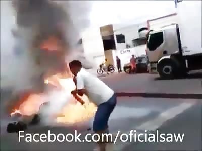 WHEN SHE SAID HE'S HOT, SHE WASN'T KIDDING!!!