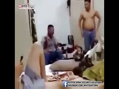 TWO MAN TORTURING VICTIM TO HANDOVER THE STOLEN MOBILE PHONE