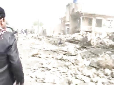 CAR SUICIDE BOMBER ATTACKED BUILDING IN AFGHANISTAN