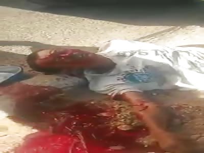 MAN TAKES LAST BREATH AFTER BEING SHOT 