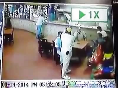 Murder of a Police Officer in a Restaurant in Broad Daylight